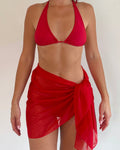 Red Mini Sarong
