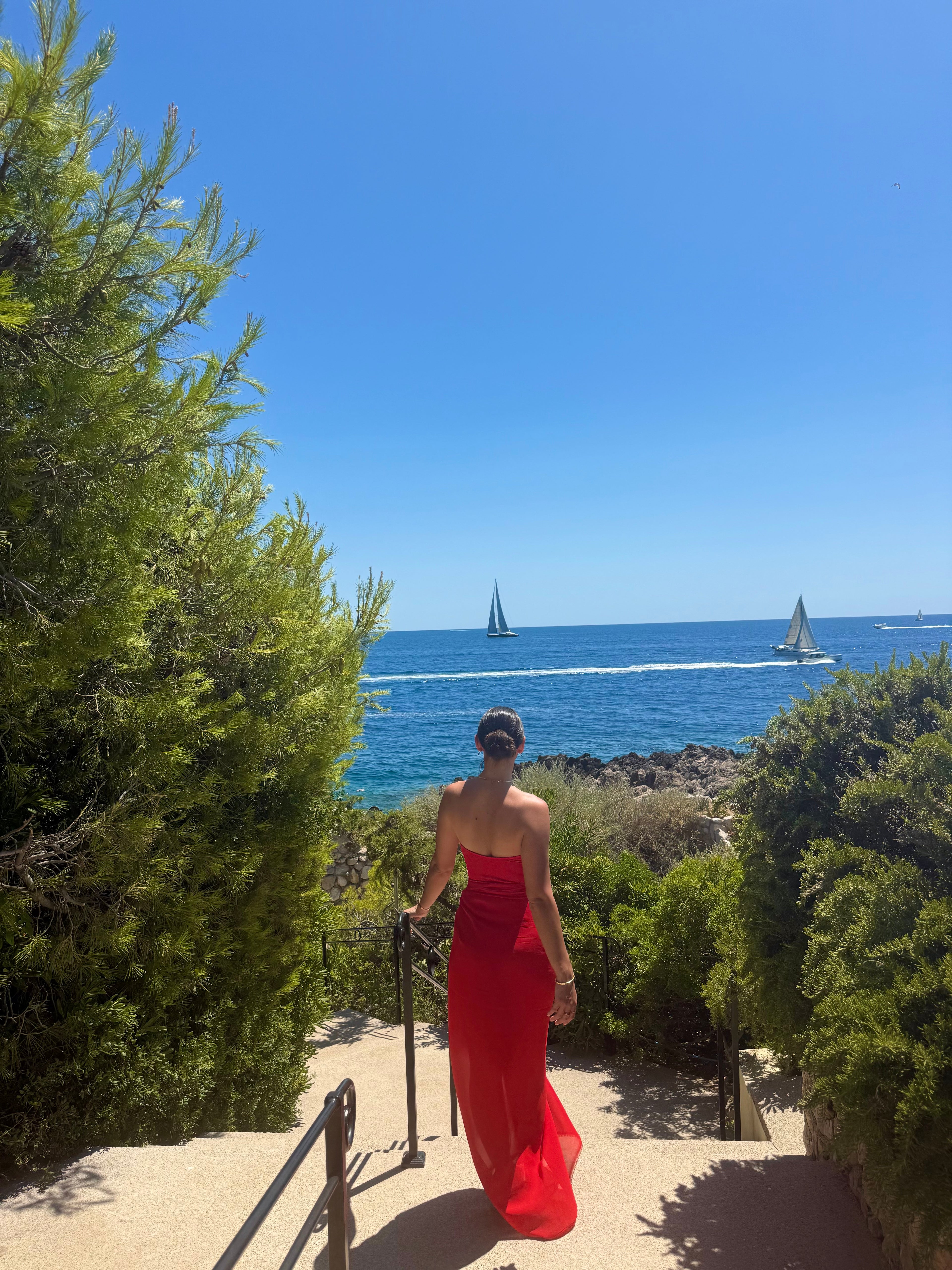 Handcrafted Collection - The Felicity - Red Maxi Sheer Sarong