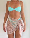 Pink Polka Dot Mini Sarong